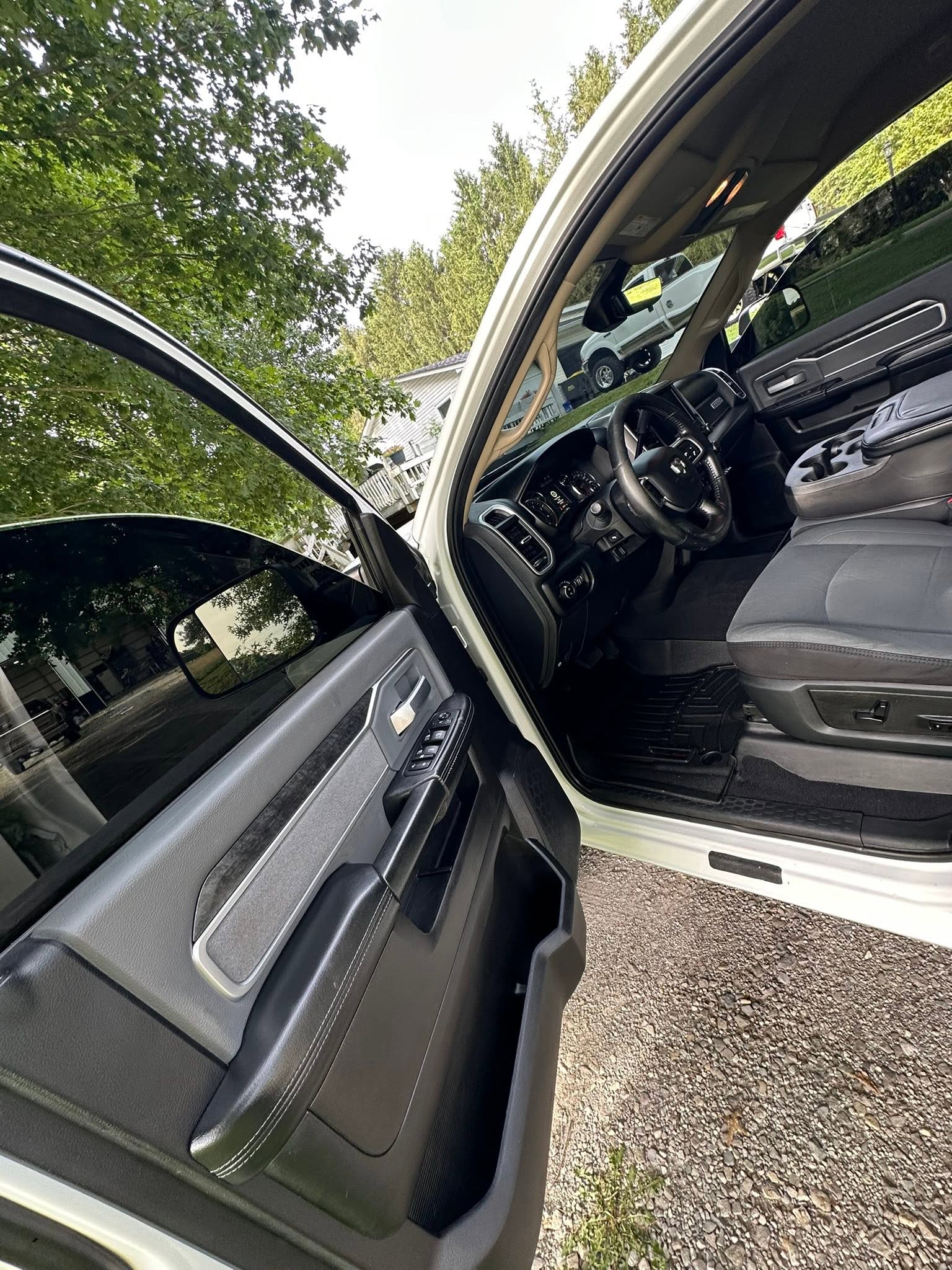 Detailed truck interior